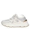 EMANUELLE VEE Sneakers in pelle e tessuto