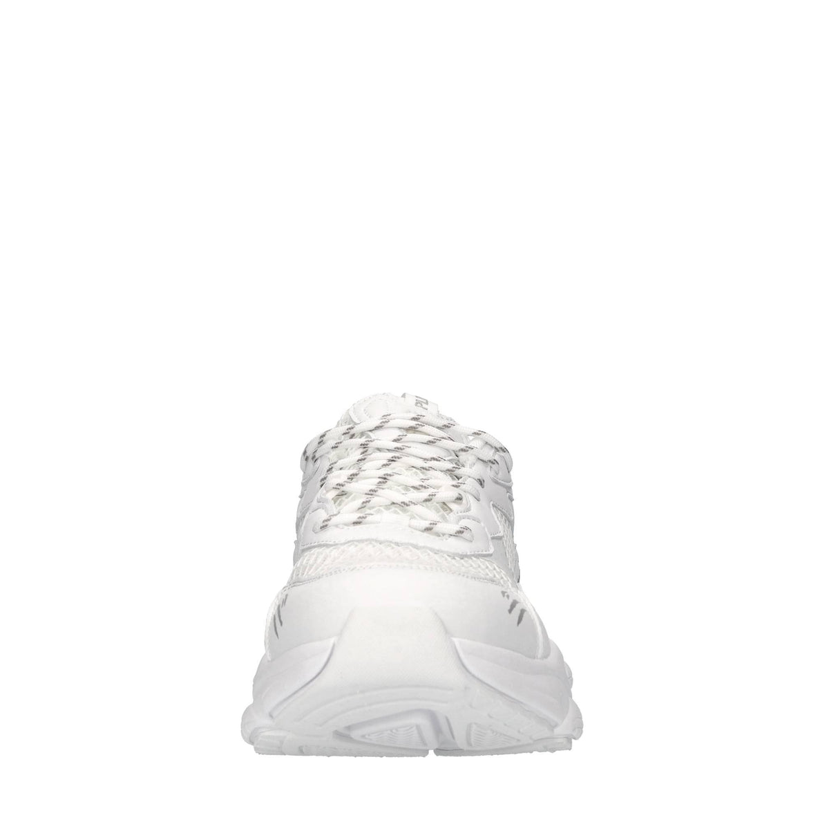 Sneakers in ecopelle e tessuto 