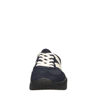 Sneakers in camoscio, tessuto e gomma 