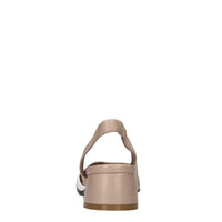 Décollete slingback in pelle 