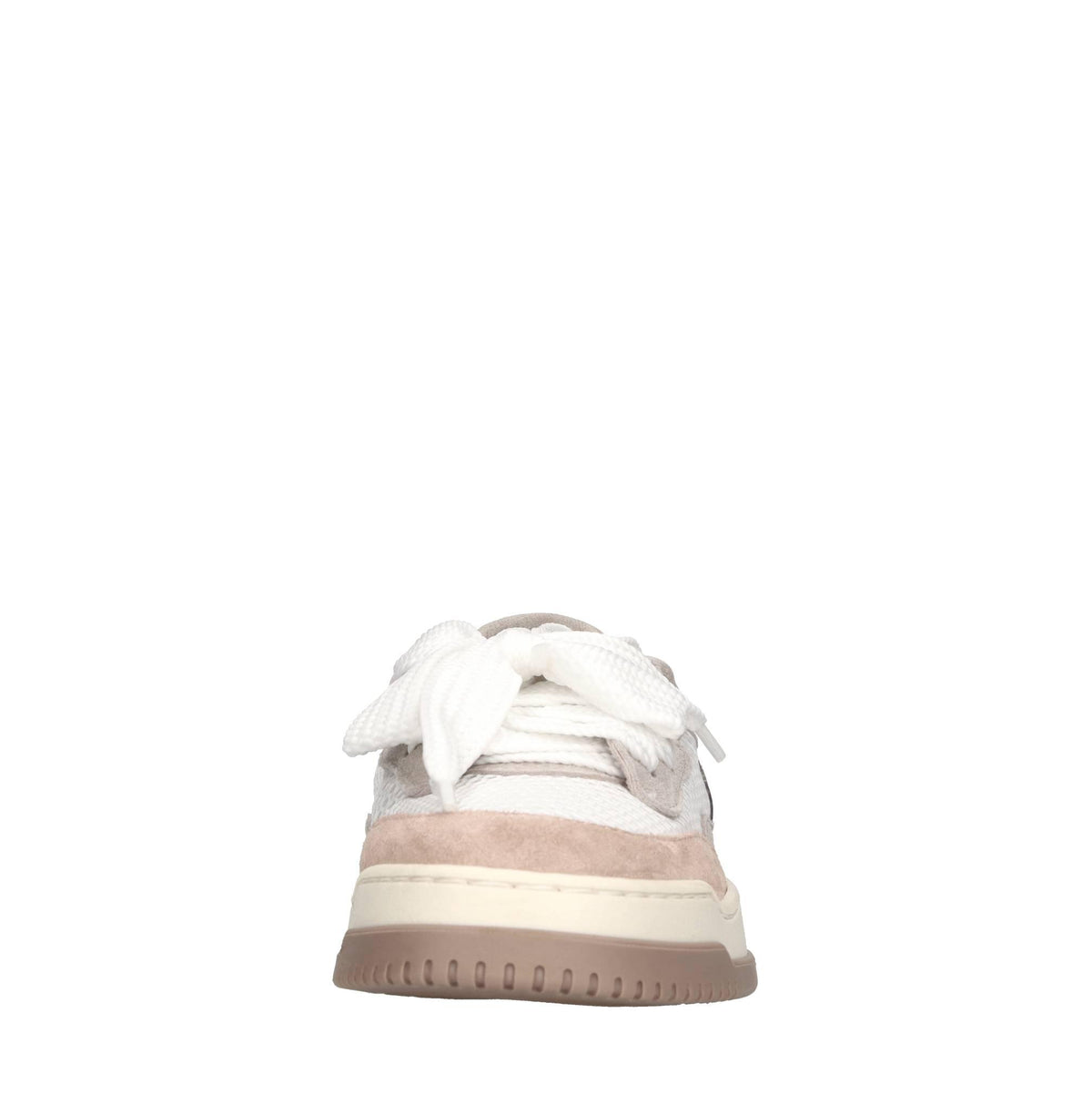 Sneakers in camoscio e tessuto 