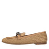 CASADEI Hanoi Woven Faux Leather Loafers