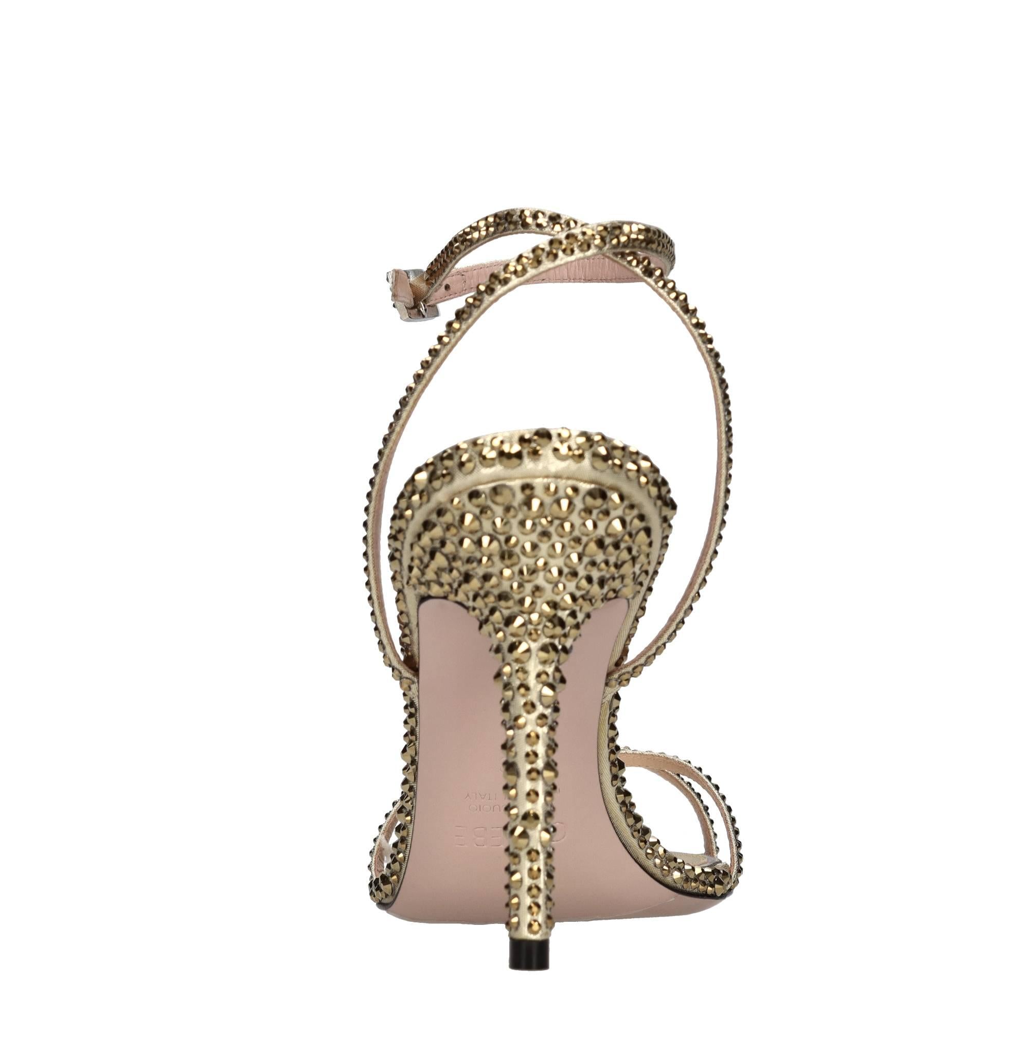 Sandali Charlize in tessuto e strass 