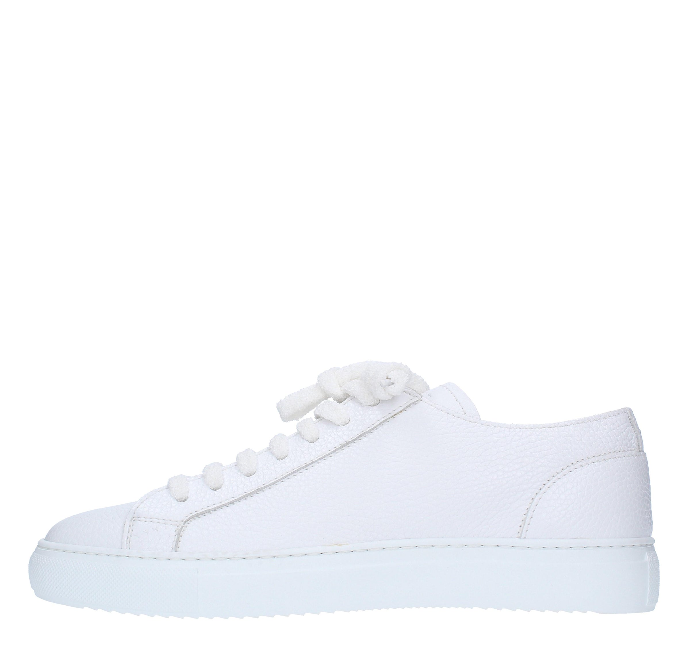 Sneakers in pelle martellata 