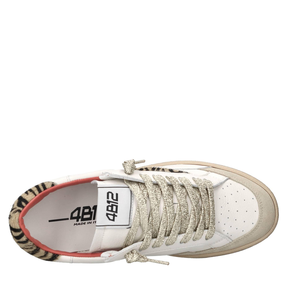 Sneakers in pelle,camoscio e cavallino 