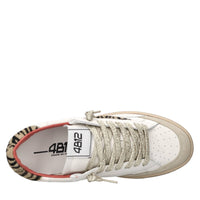 Sneakers in pelle,camoscio e cavallino 
