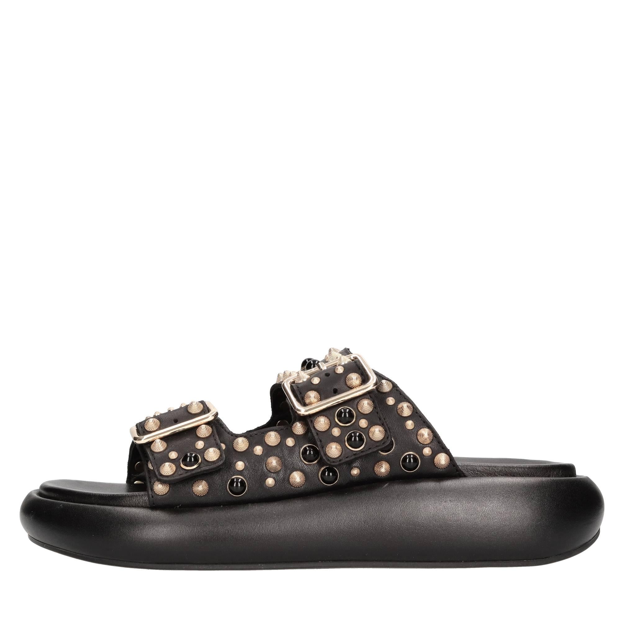Mules in pelle 