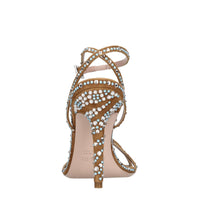 Sandali Charlize in camoscio e strass 