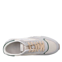 Sneakers in camoscio e tessuto 