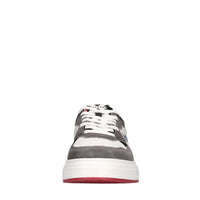 Sneakers in camoscio ed ecopelle 