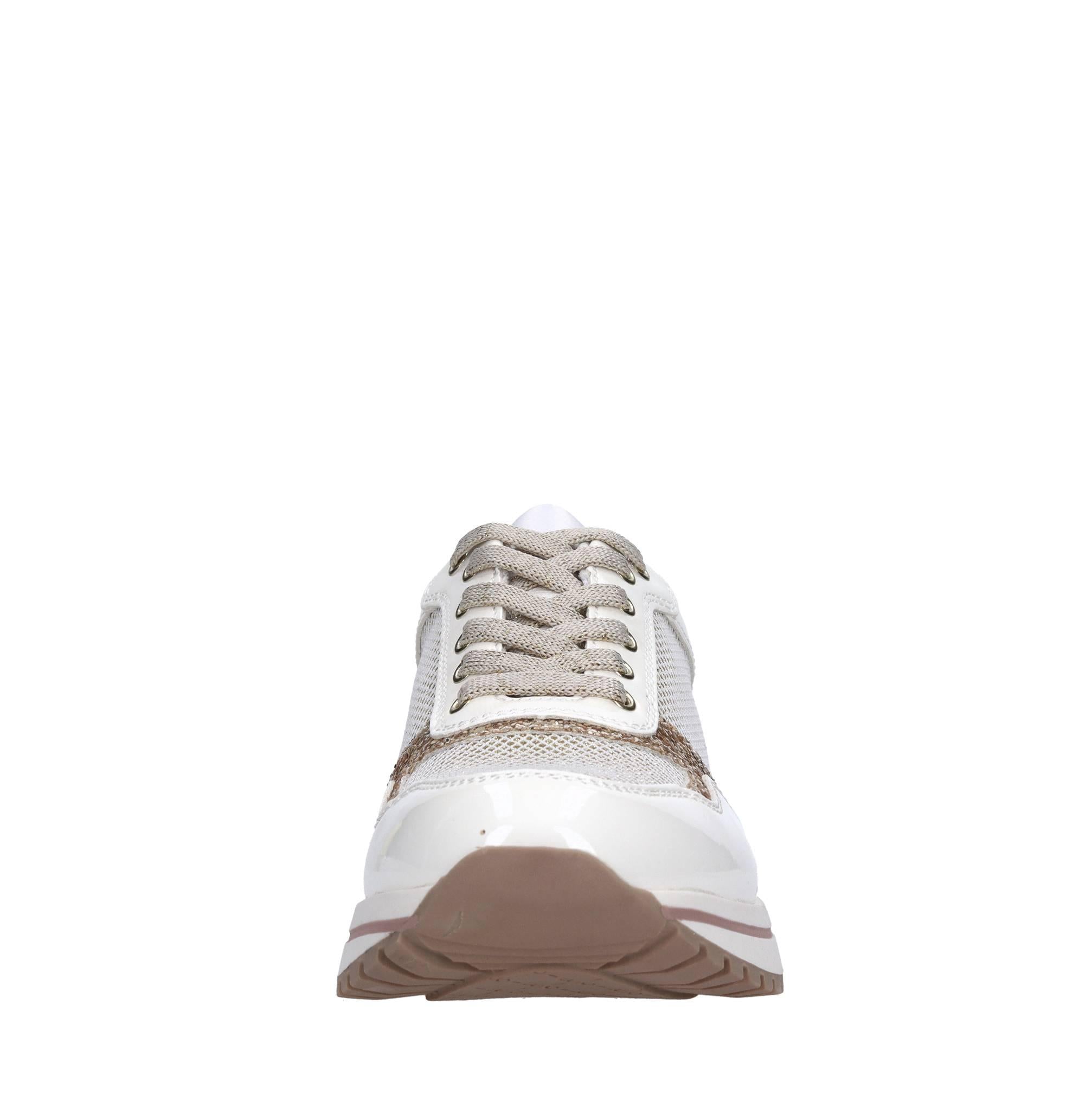 Sneakers in ecopelle e tessuto 
