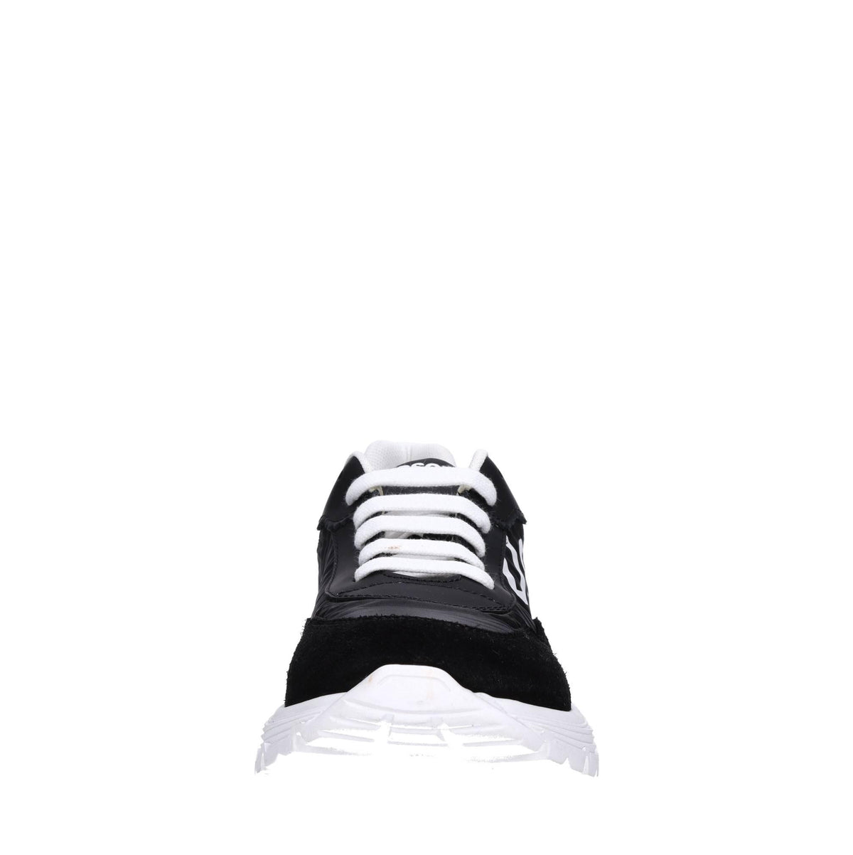 Sneakers in tessuto e camoscio 