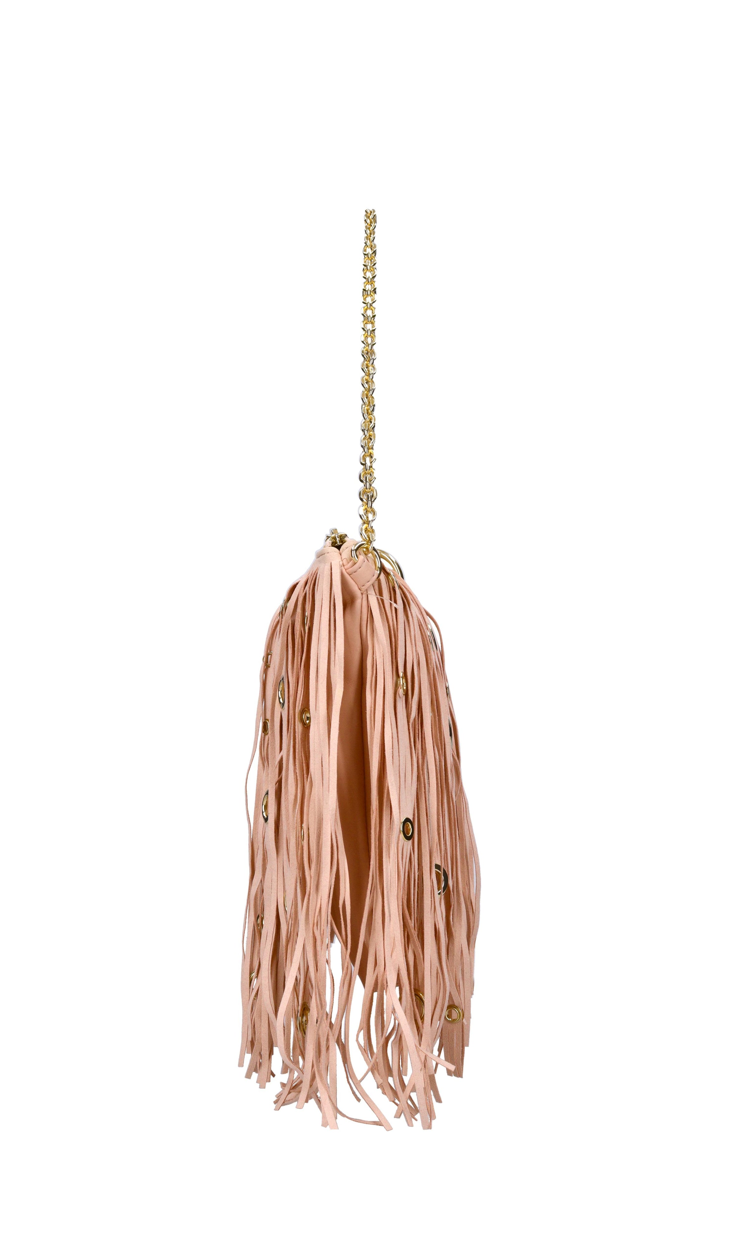 Borsa Night Edition Fringes in ecopelle 