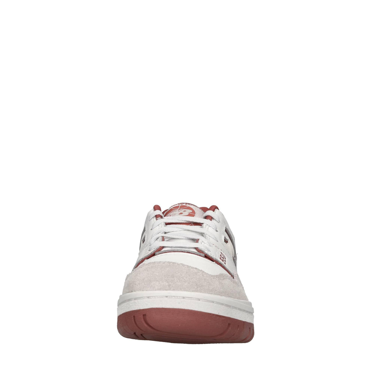 Sneakers in pelle e tessuto 