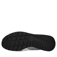 Sneakers in camoscio e tessuto 