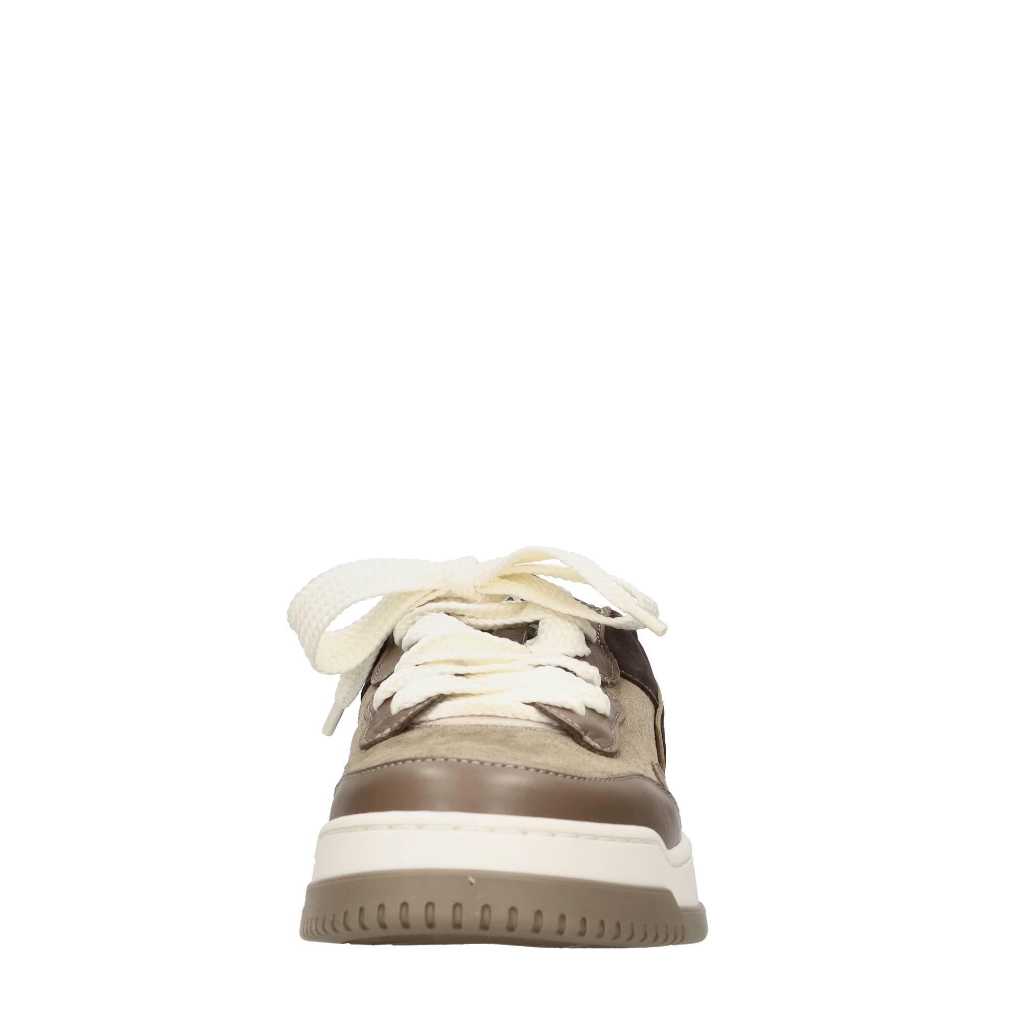 Sneakers in pelle e camoscio 