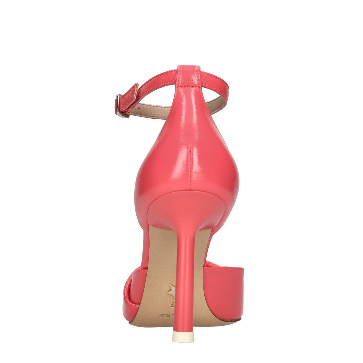 Décolleté slingback in pelle 