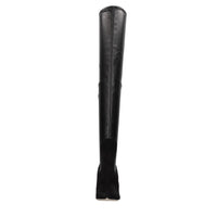 Stivali cuissard Superblade in camoscio ed ecopelle stretch 
