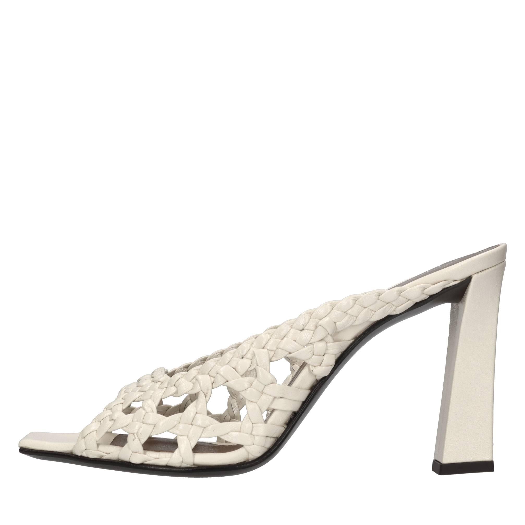 Mules Panier in pelle 