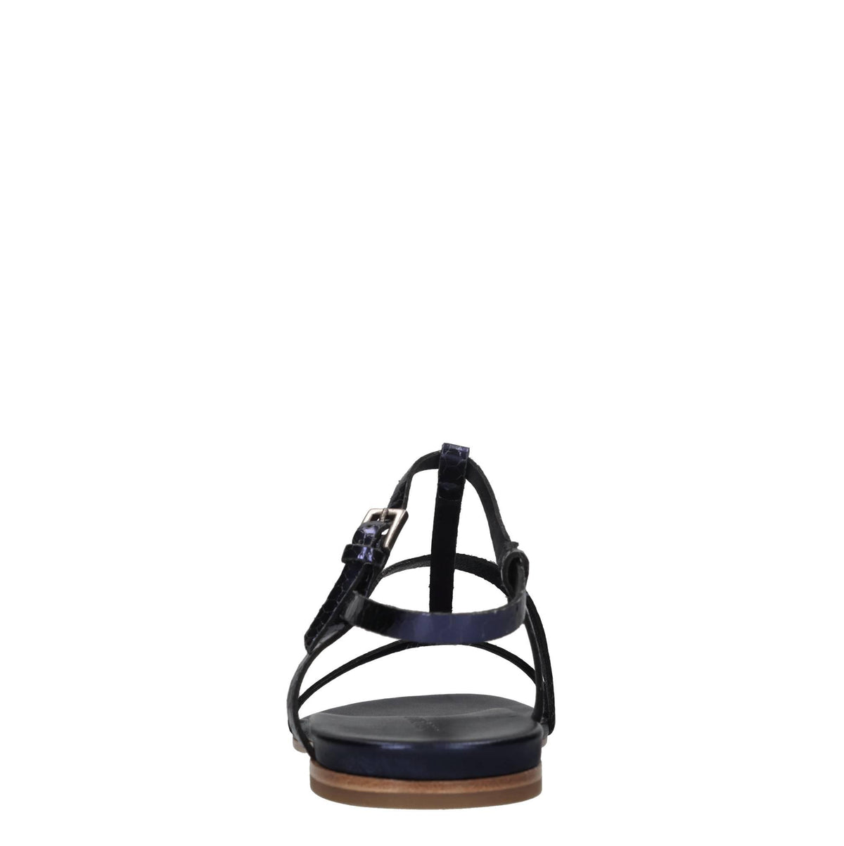 Sandali flat in pelle 