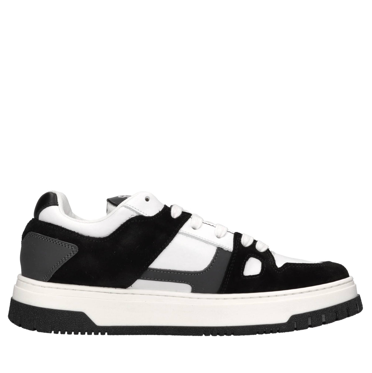 Sneakers in pelle e camoscio 