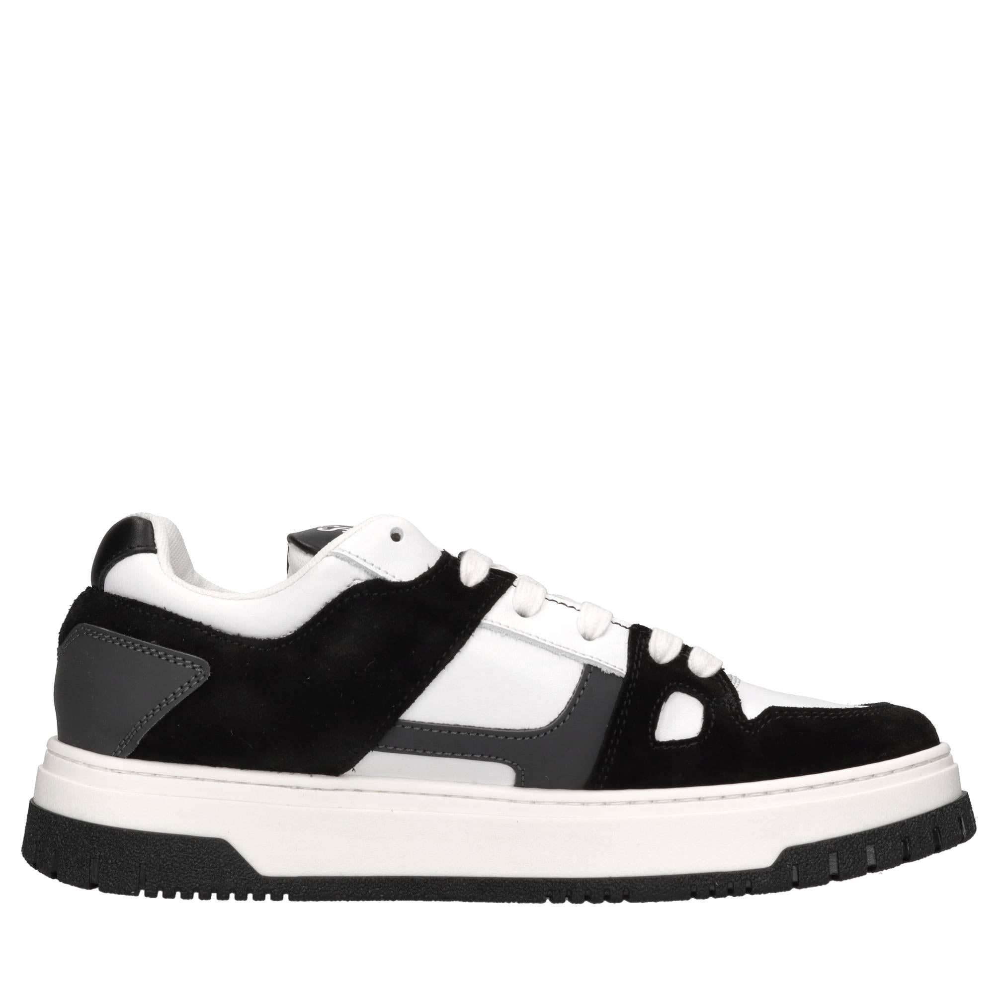 Sneakers in pelle e camoscio 
