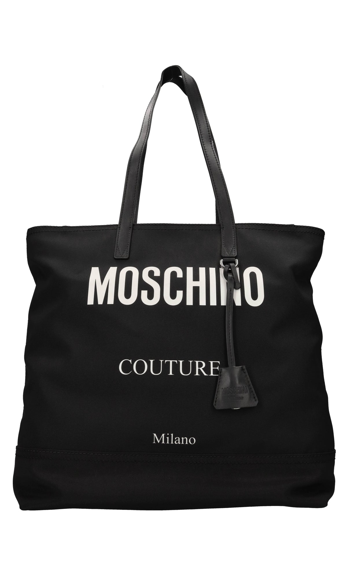 Borsa in tessuto e pelle 