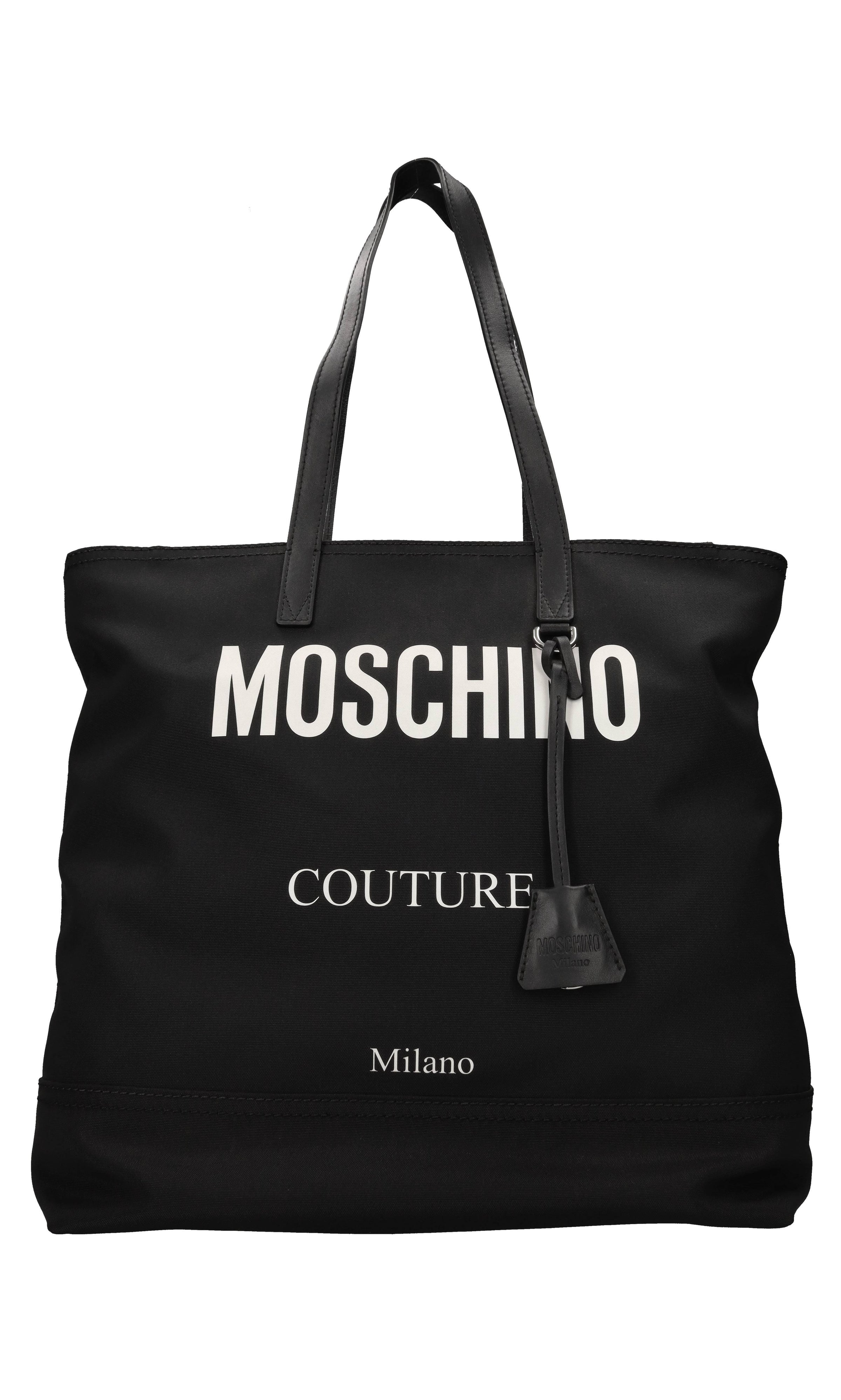 Borsa in tessuto e pelle 