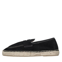 Mocassini espadrillas in camoscio 