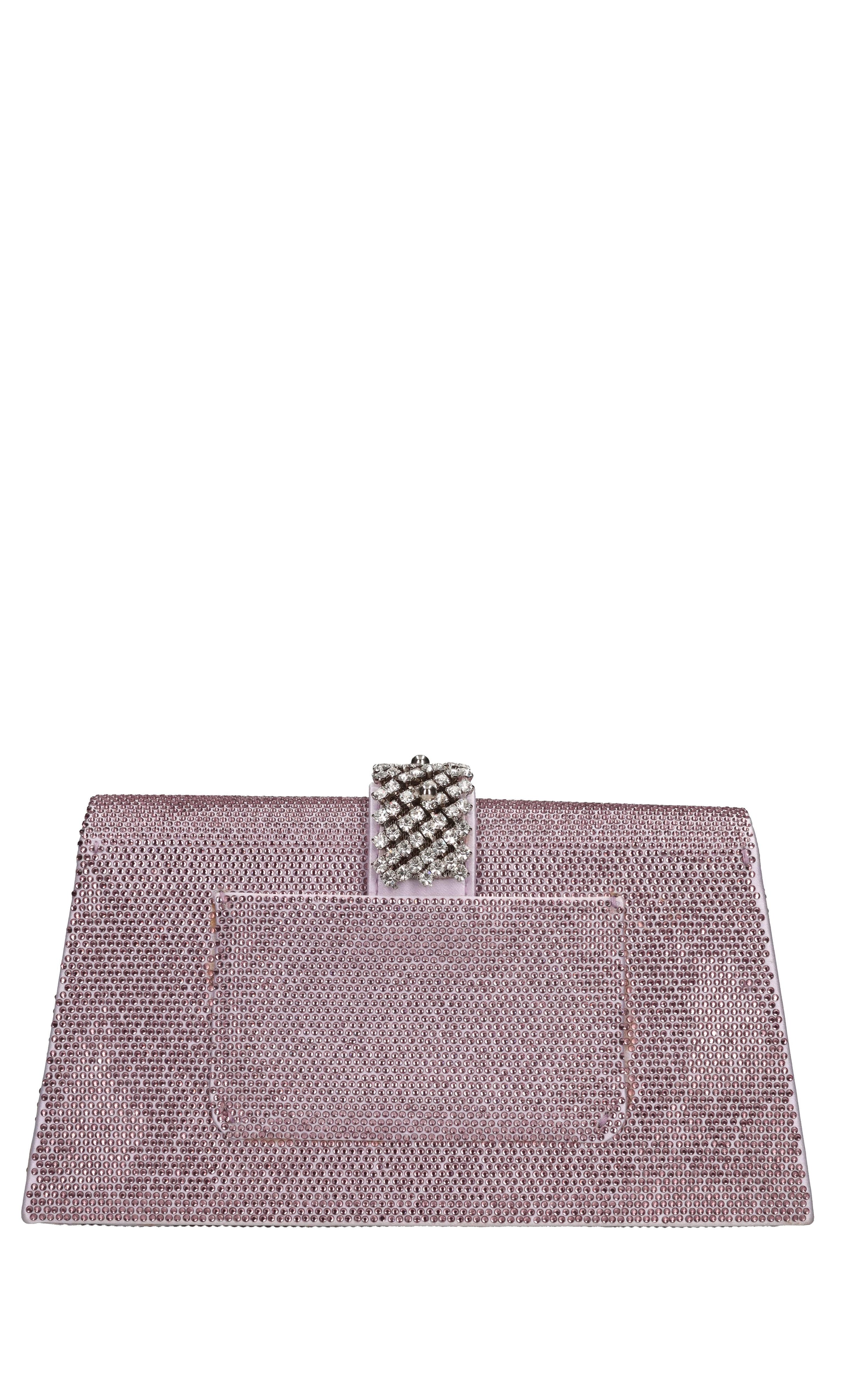 Borsa modello JADE in tessuto e strass 