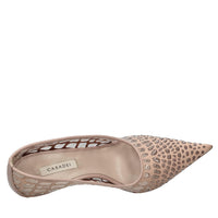 Décolleté Blade in pelle e plexi 