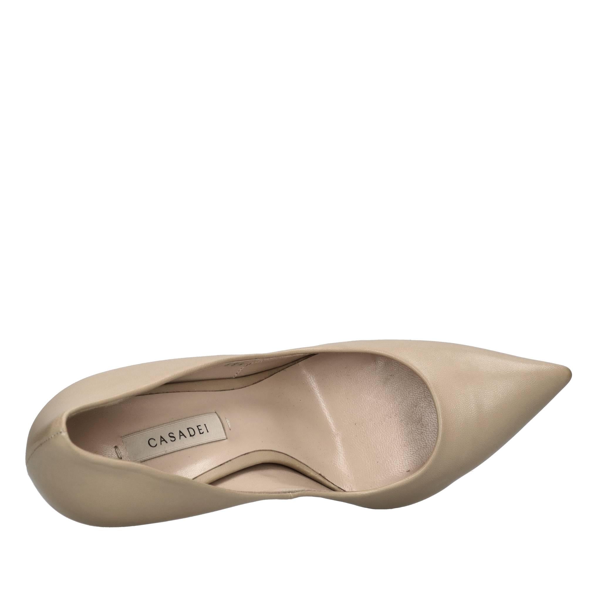 Décolleté blade in pelle 