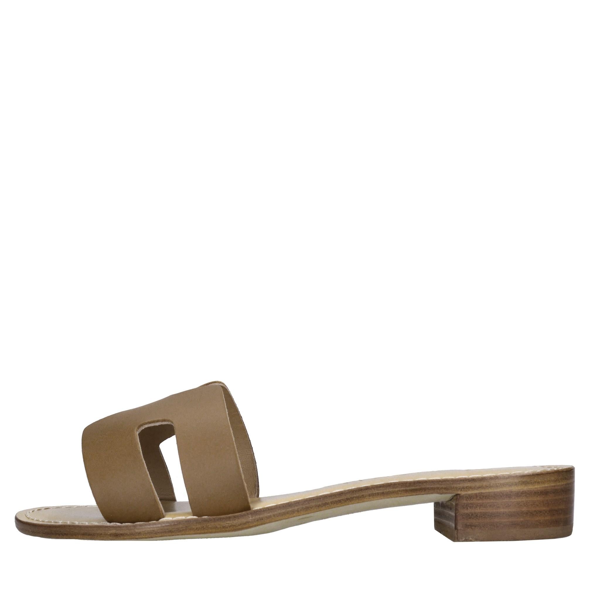 Mules in pelle 