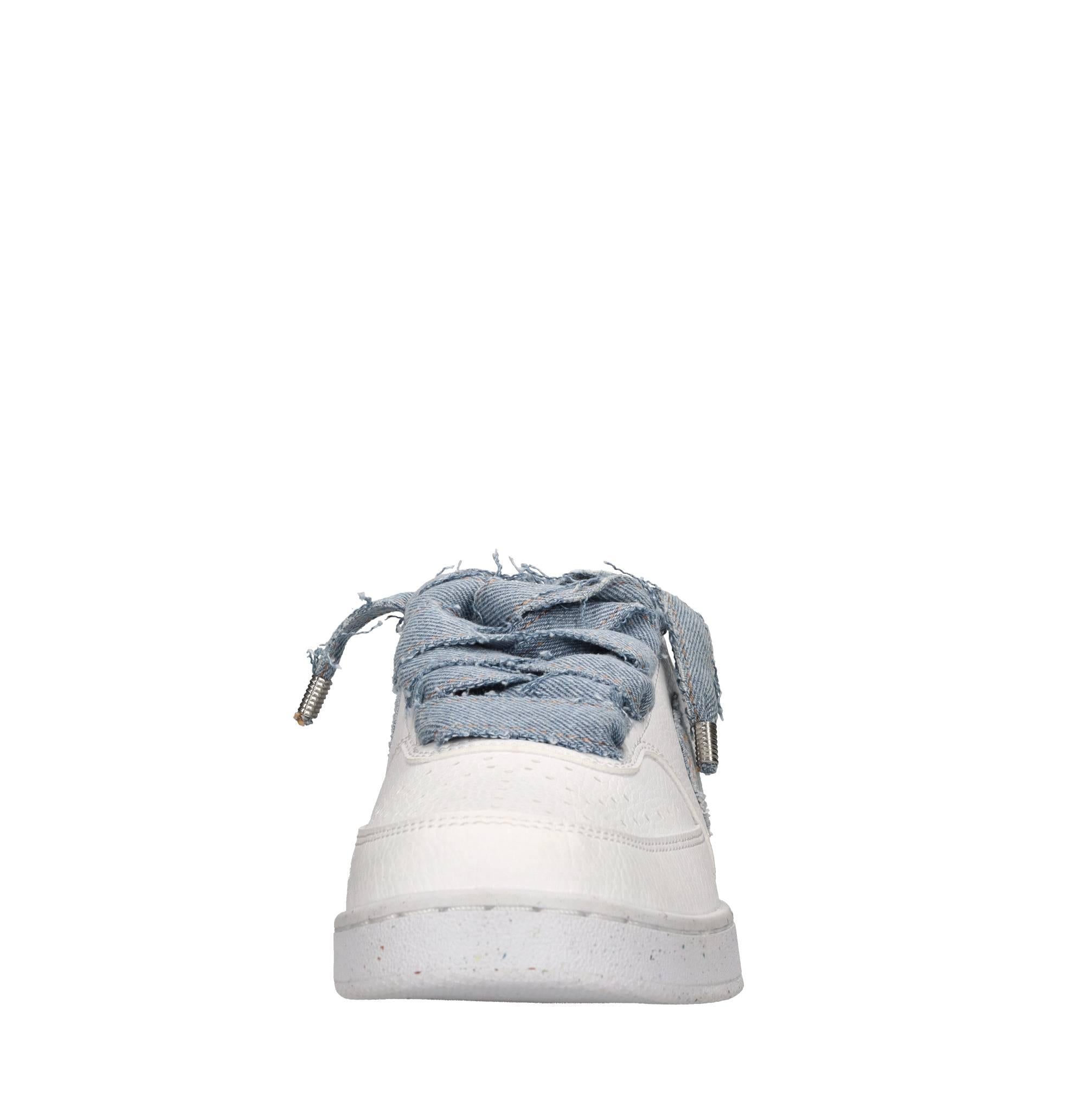 Sneakers in ecopelle e tessuto 