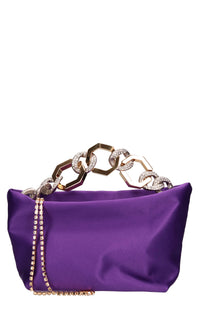 Borsa mini Jessye in raso 