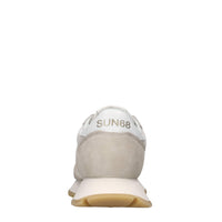Sneakers in pelle ecopelle e tessuto 