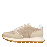 Sneakers modello Z35203 SUN68 in pelle scamosciata e tessuto traspirante glitterato 