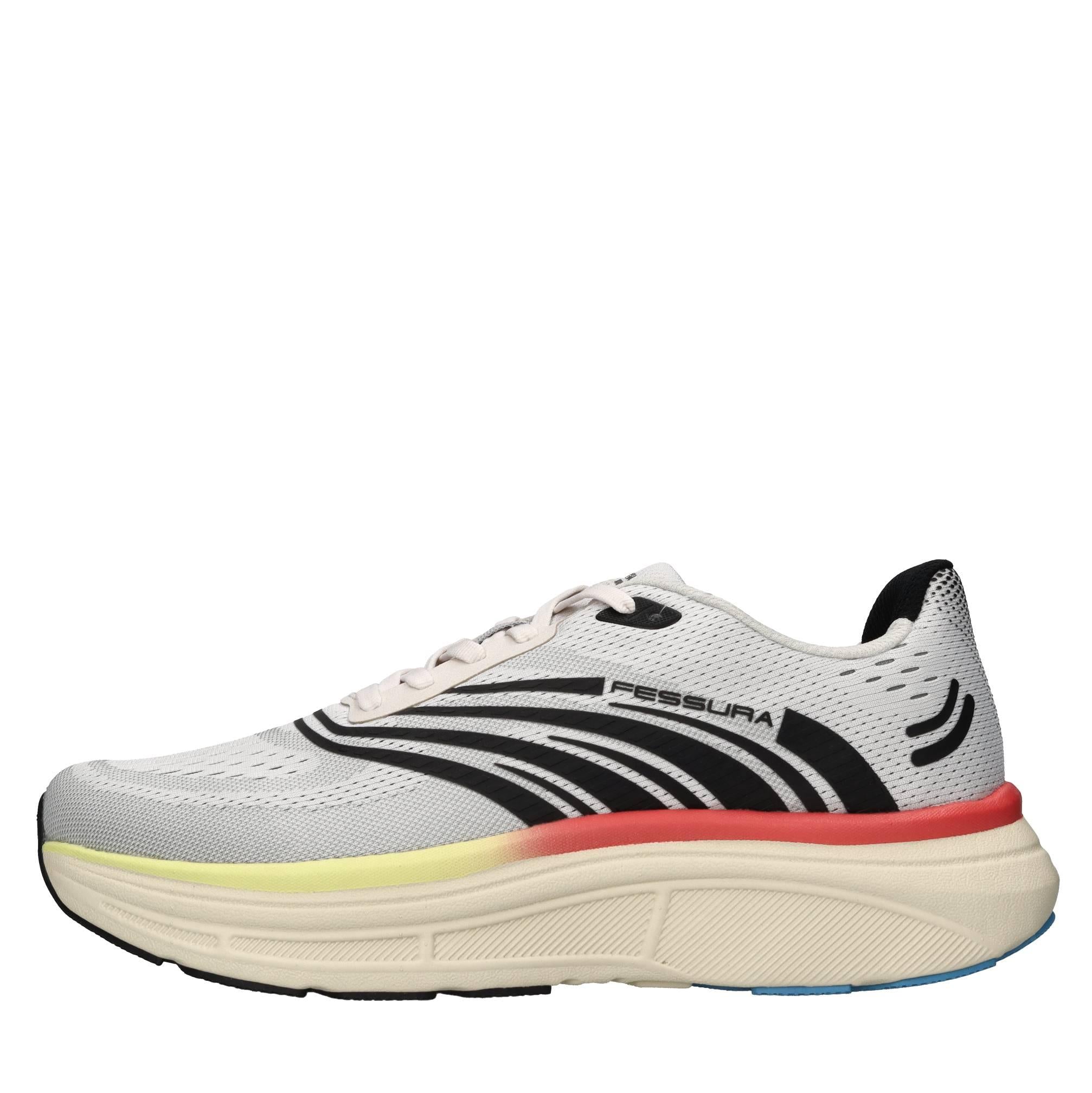 Sneakers in ecopelle e tessuto 