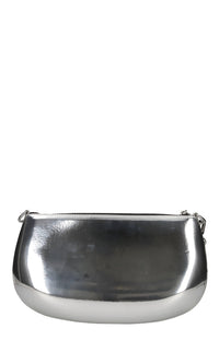 Borsa in pelle specchiata 