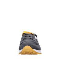 Sneakers in camoscio e tessuto 