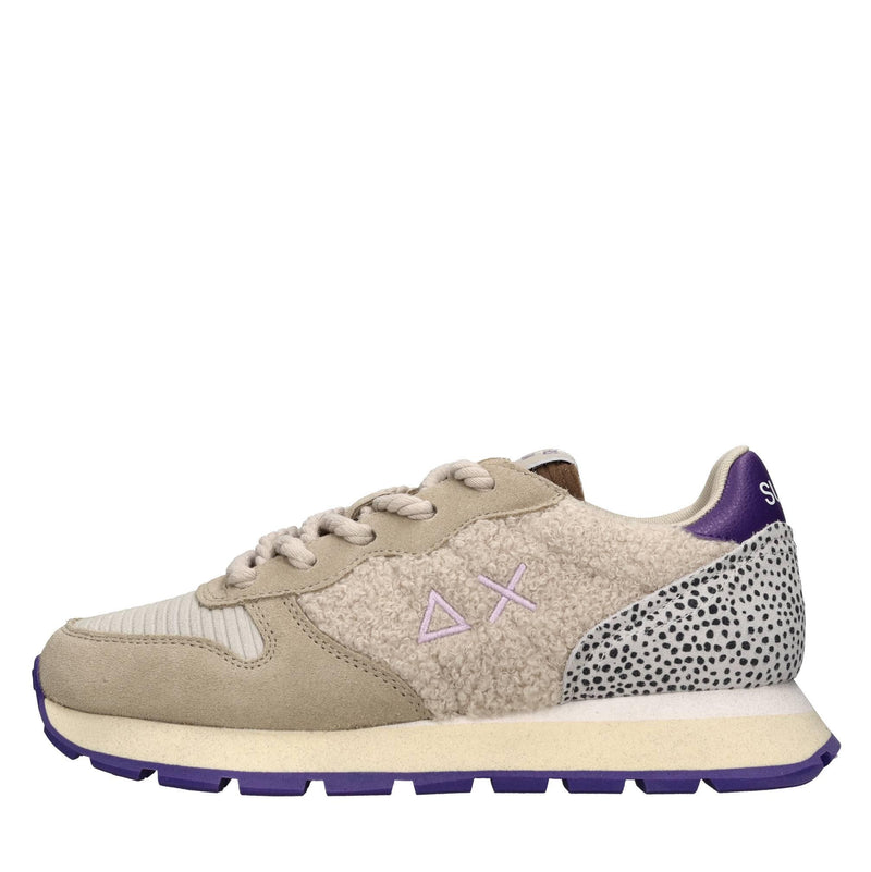 Sneakers Ally Winter in camoscio, tessuto ed ecopelliccia 
