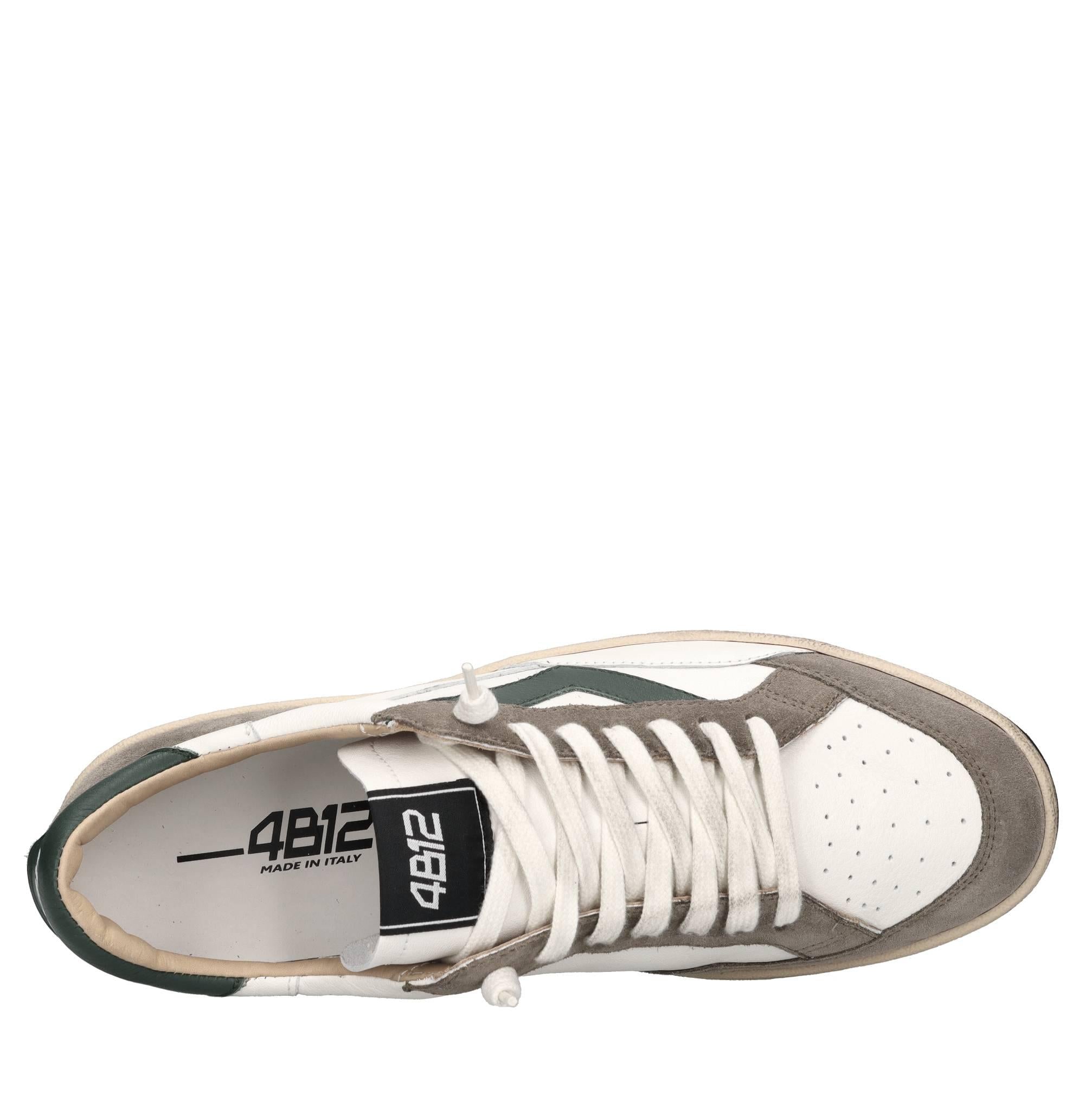 Sneakers in pelle e camoscio 
