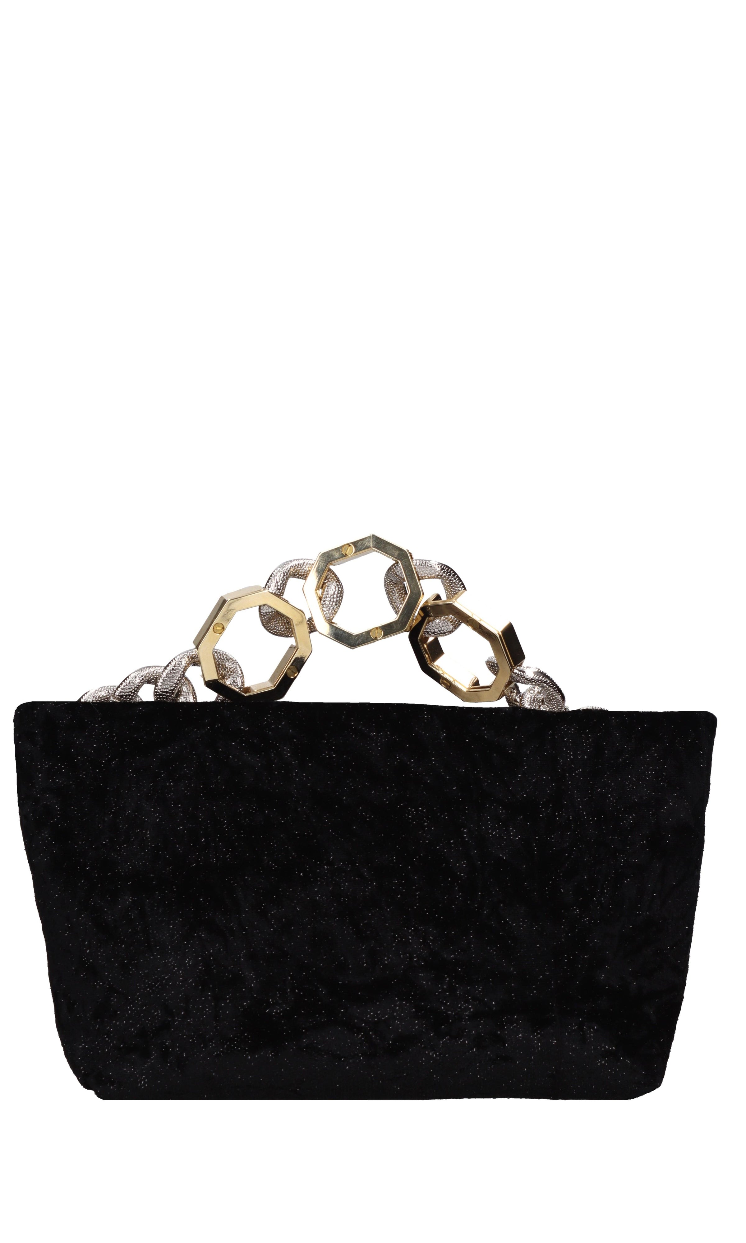 Borsa mini Jessye in velluto 