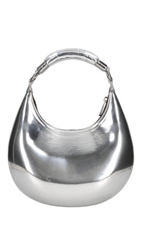 Borsa in pelle specchiata 