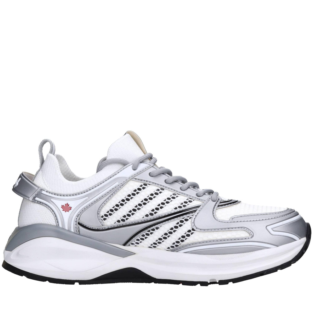 Sneakers in tessuto ed ecopelle 