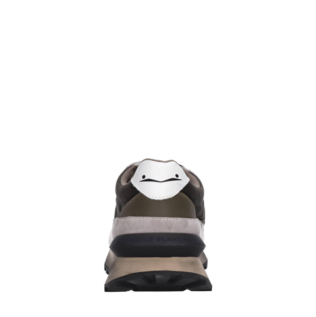 Sneakers in camoscio pelle e tessuto 