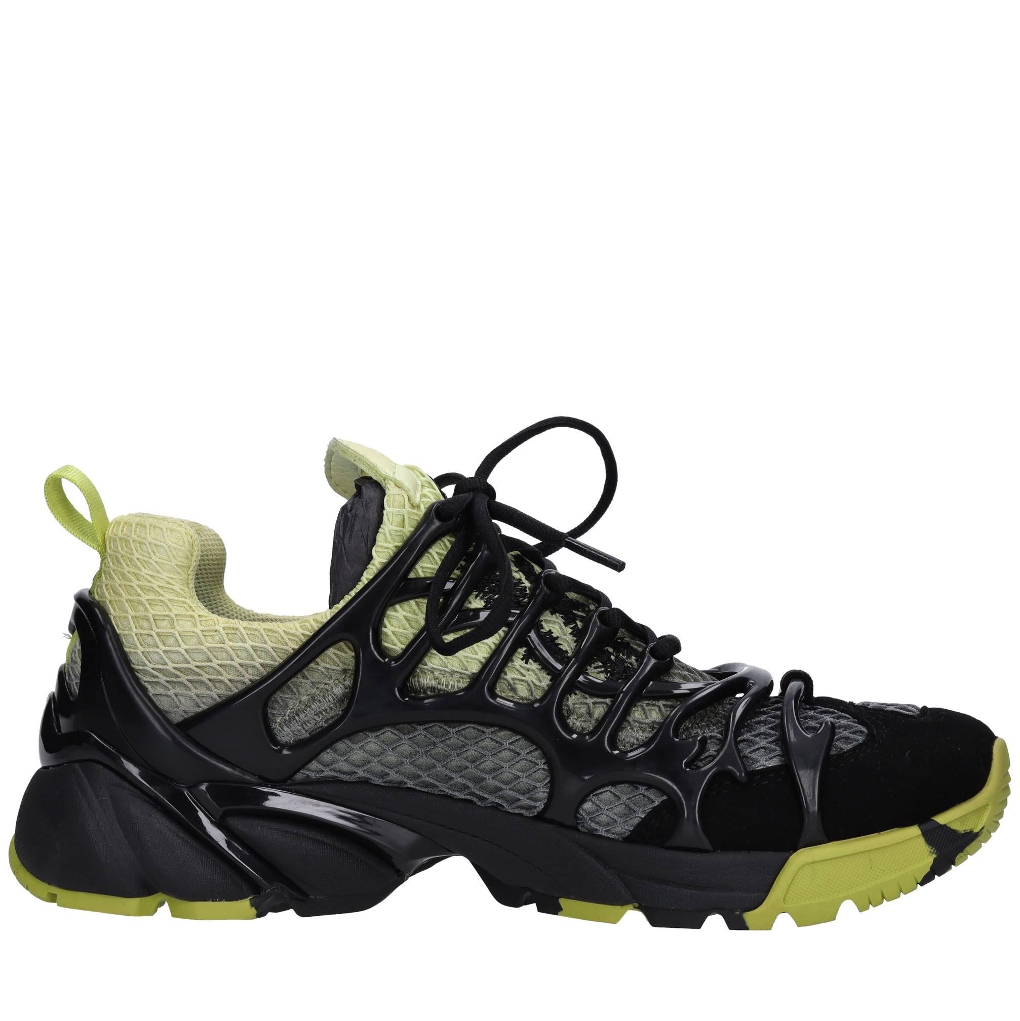 Sneakers in tessuto e gomma 