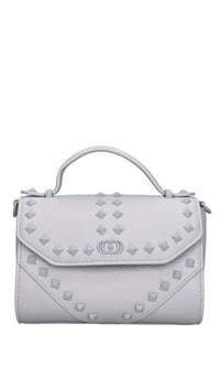 Borsa mini Frivolous in pelle e borchie 