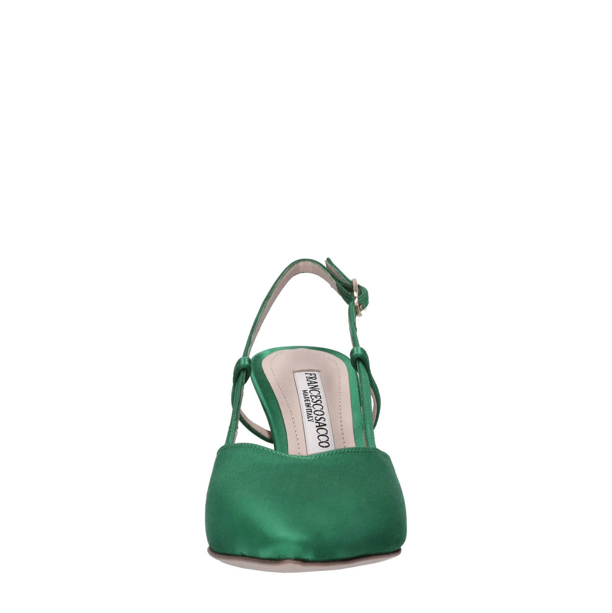 Décolleté slingback in raso 