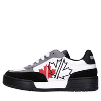 Sneakers in camoscio e tessuto 